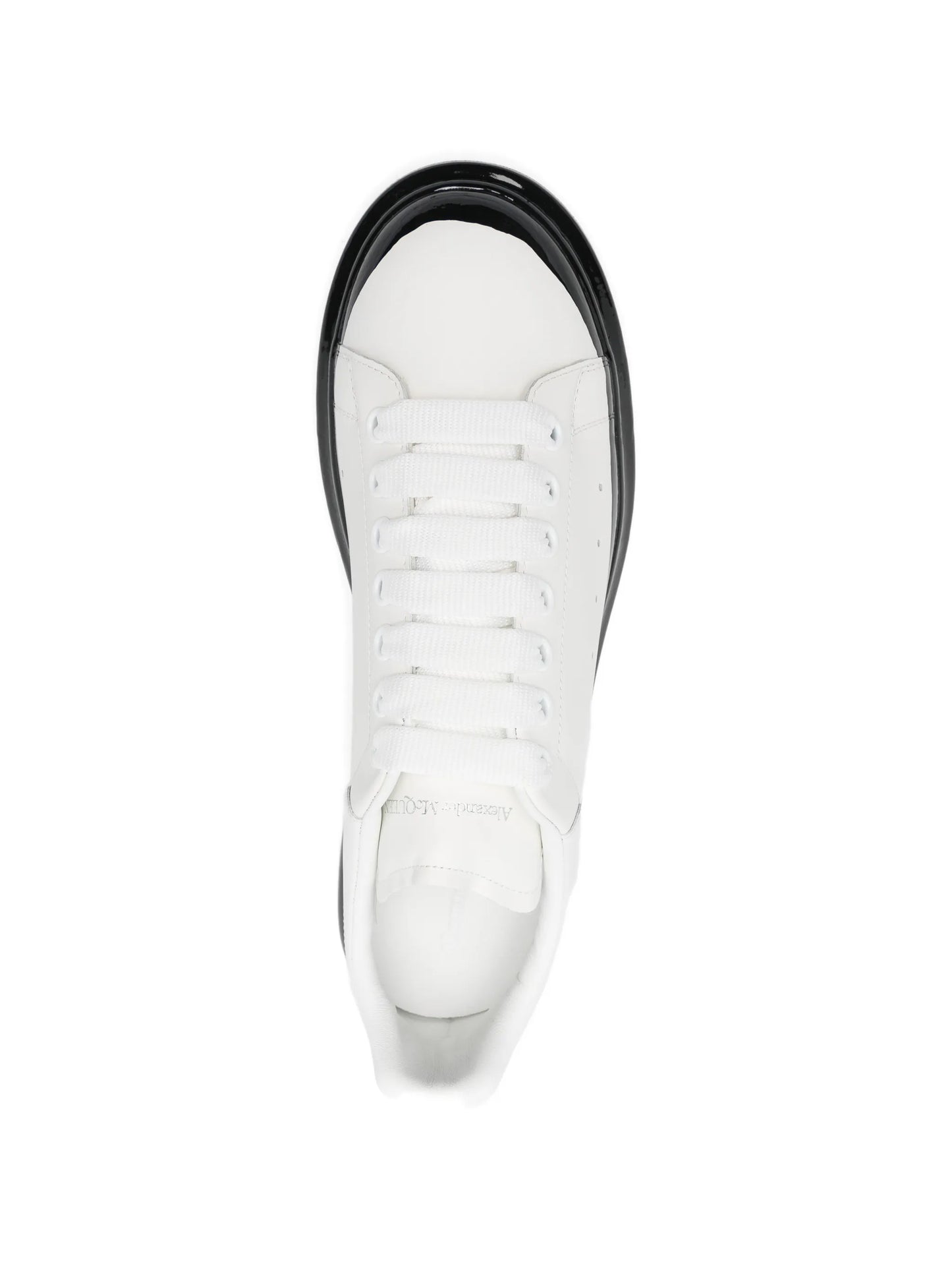 Alexander McQueen Sneakers in Pelle con Suola a Contrasto – Bianche