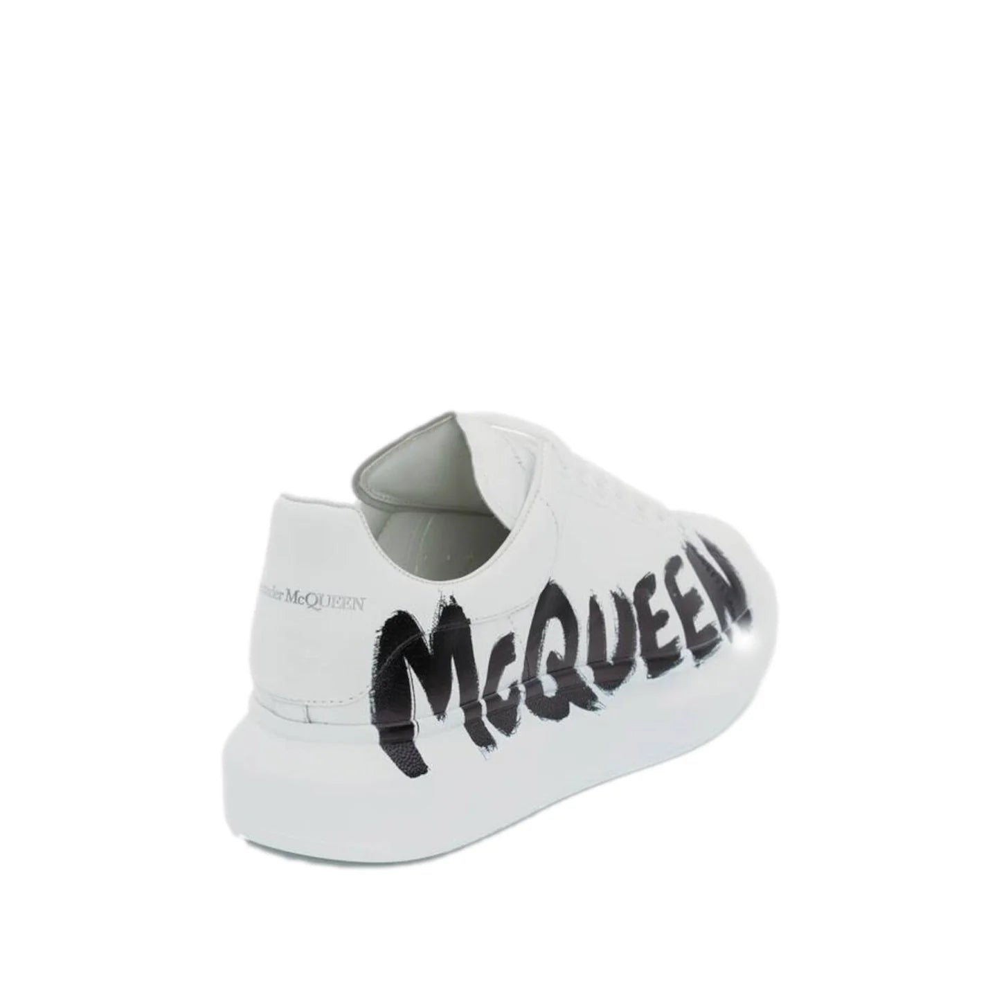 Alexander McQueen Oversized Graffiti Sneakers Bianco