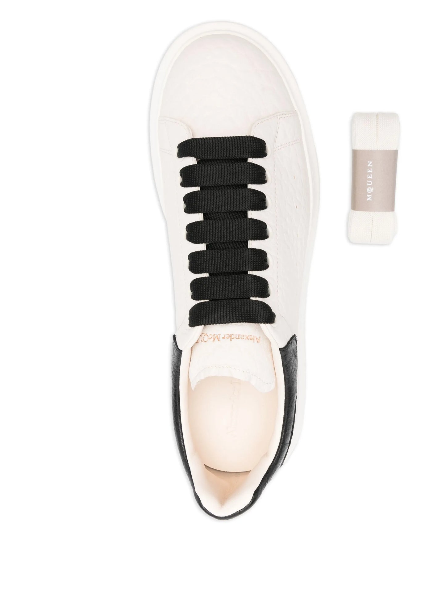 Alexander McQueen Sneakers Oversized in Pelle – Beige Mandorla