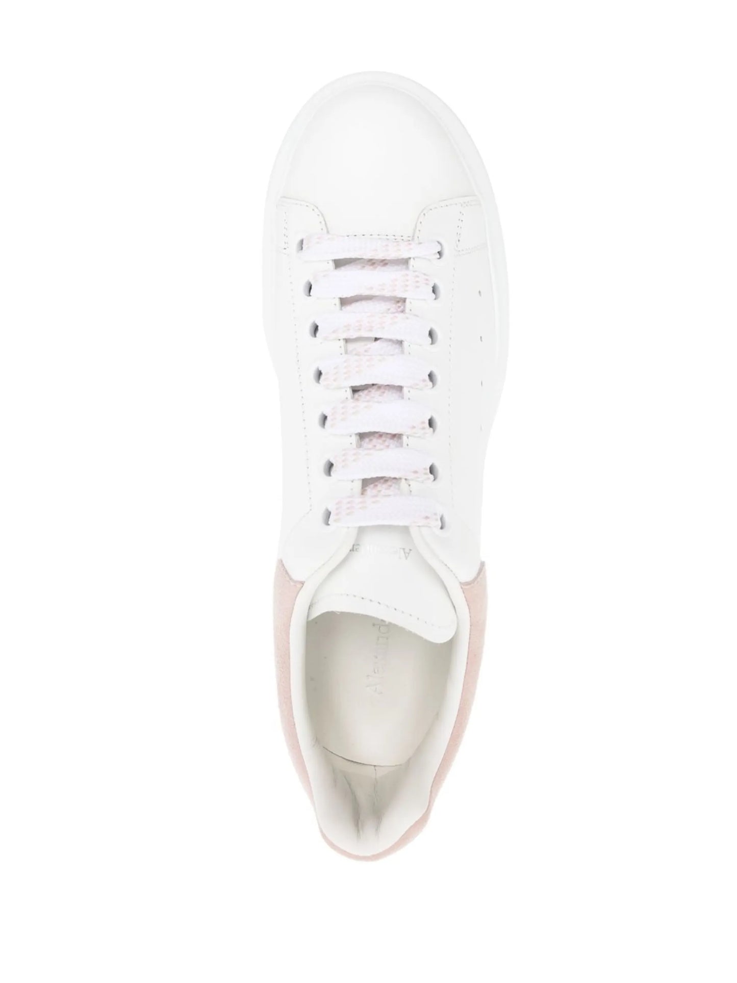 Alexander McQueen Oversized Sneakers Bianco Rosa