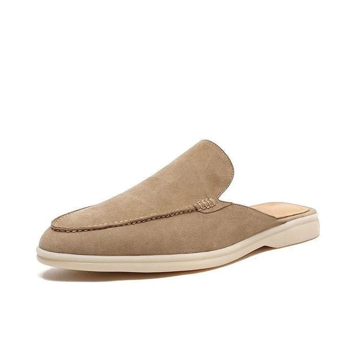 Mocasines de Ante para Hombre sin Talón – Zapatos Slip-On de Verano