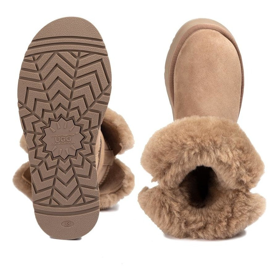 UGG Short Belt Platform Boots