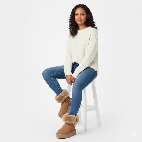 UGG Short Belt Platform Boots