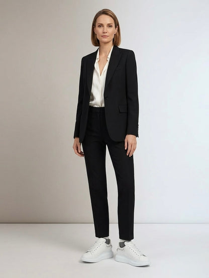 Alexander McQueen Oversized Stud-Embellished Sneakers – White Leather