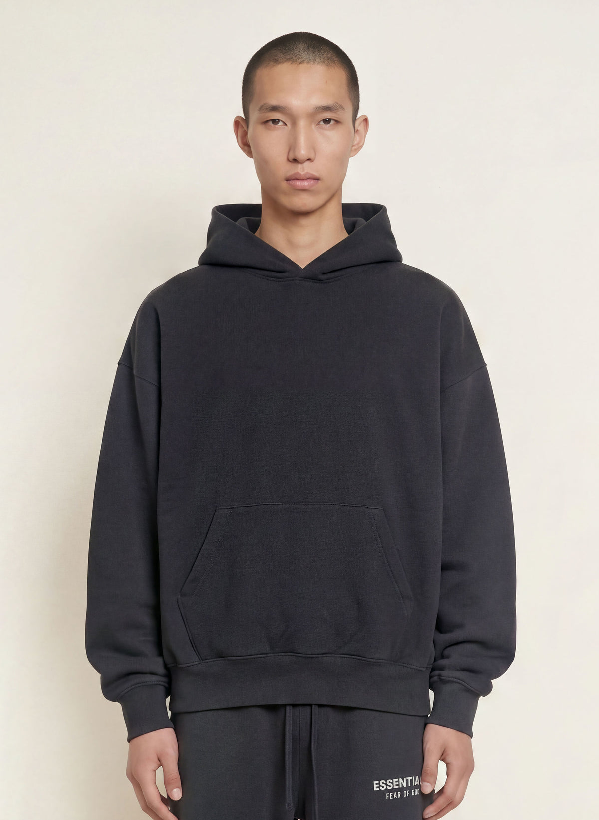 ESSENTIALS - FEAR OF GOD Unisex Hoodie - Black