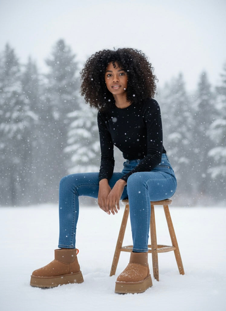 UGG Mini Dipper Luxury Winter Boots Warm