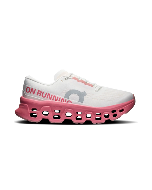👟 On Cloudmonster 3 Ivory | Camellia Running For Women's Shoes