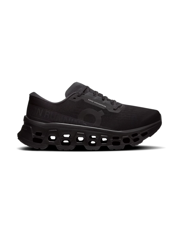 👟 On Cloudmonster 3 Black Unisex Running Shoes
