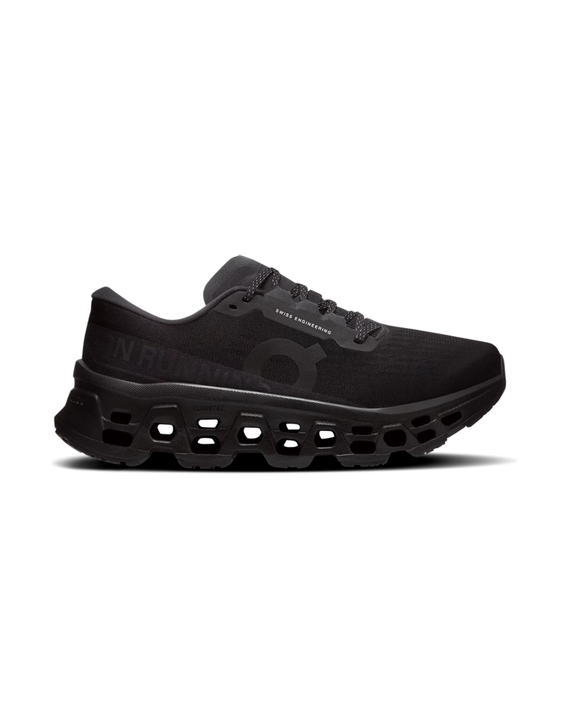 👟 On Cloudmonster 3 Black Unisex Running Shoes