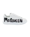 Alexander McQueen Oversized Graffiti Sneakers White