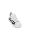 Alexander McQueen Oversized Graffiti Sneakers White