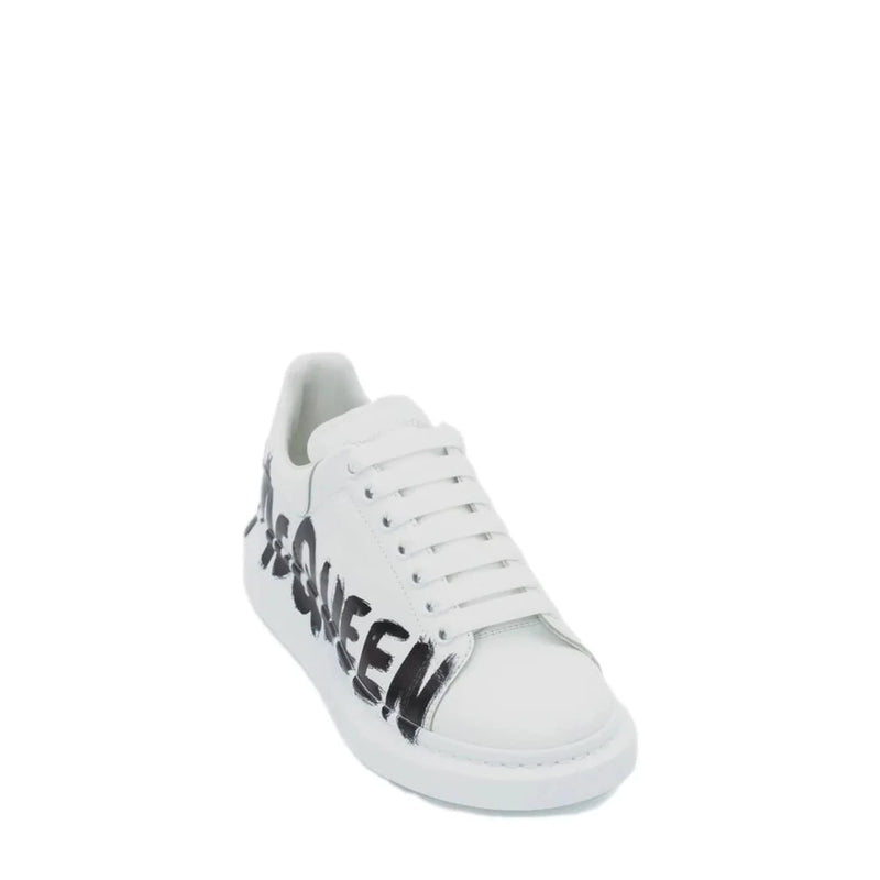 Alexander McQueen Oversized Graffiti Sneakers White