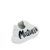 Alexander McQueen Oversized Graffiti Sneakers White