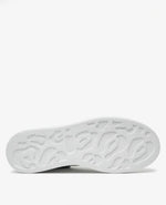 Alexander McQueen White Oversized Sneakers Black Heel Tab