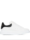Alexander McQueen White Oversized Sneakers Black Heel Tab
