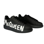 Alexander McQueen Oversized Graffiti Sneakers Black