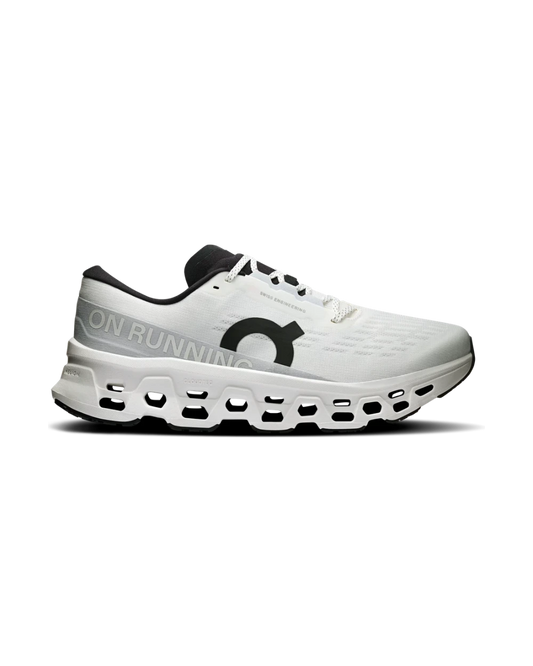 On Cloudmonster 3 White Running Shoes
