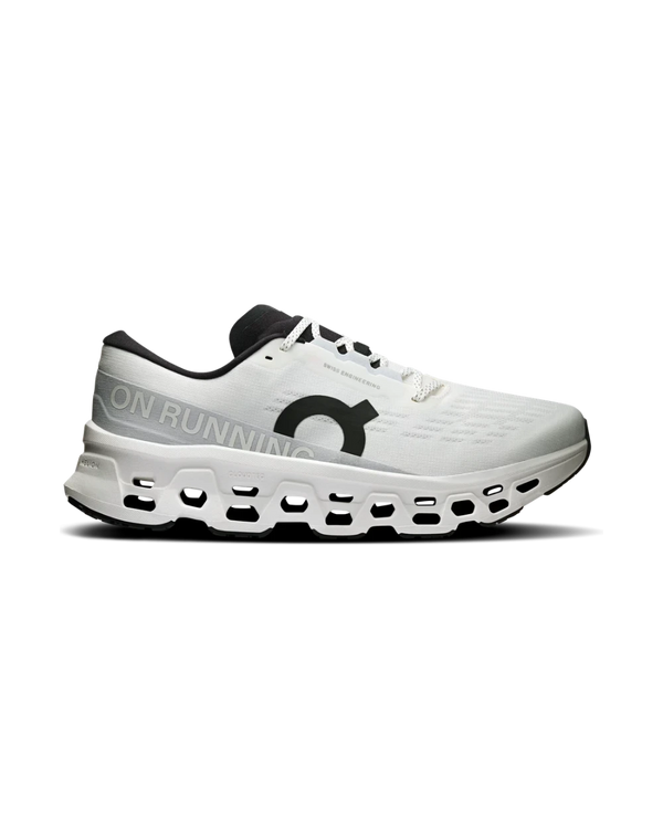 On Cloudmonster 3 White Running Shoes