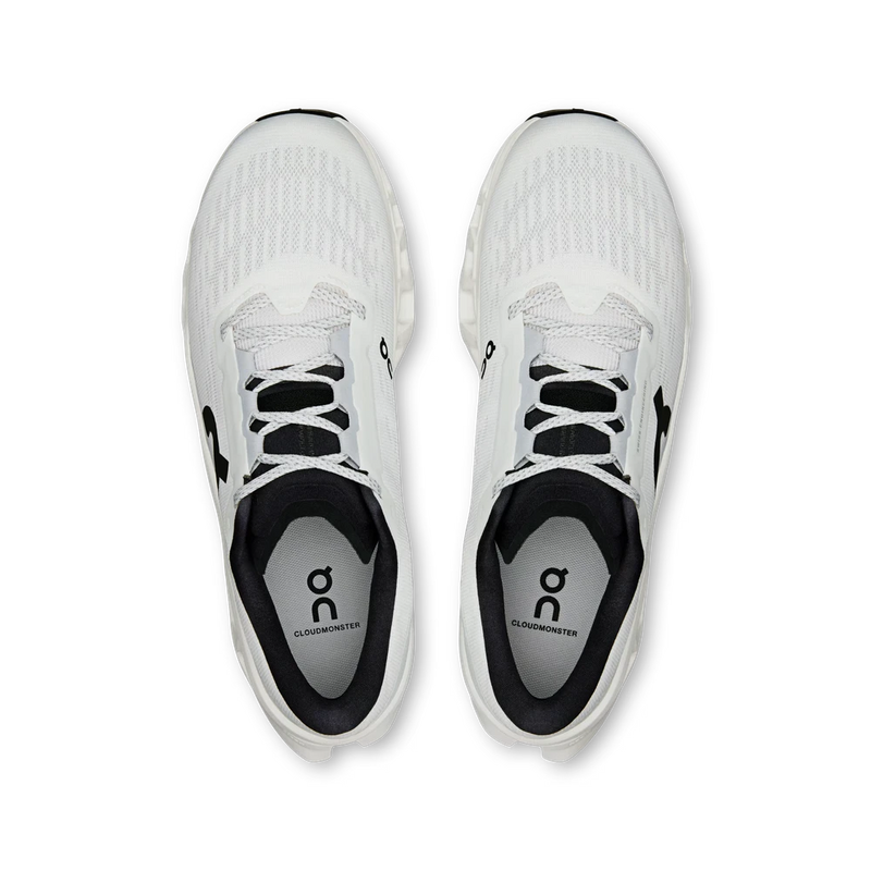 On Cloudmonster 3 White Running Shoes