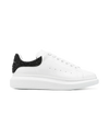 Alexander McQueen Oversized Sneakers White Black Crystal Heel