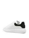 Alexander McQueen Oversized Sneakers White Black Crystal Heel