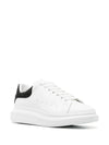Alexander McQueen Oversized Sneakers White Black Crystal Heel