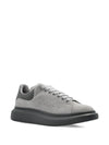 Alexander McQueen Grey Calfskin Sneakers