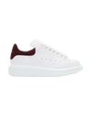 Alexander McQueen Oversized White & Burgundy Leather Sneakers