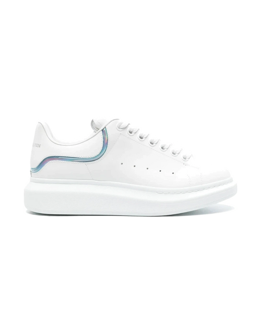 Alexander McQueen Oversized Leather Sneakers – White / Multicolour