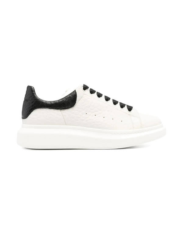 Alexander McQueen Oversized Leather Sneakers – Almond Beige
