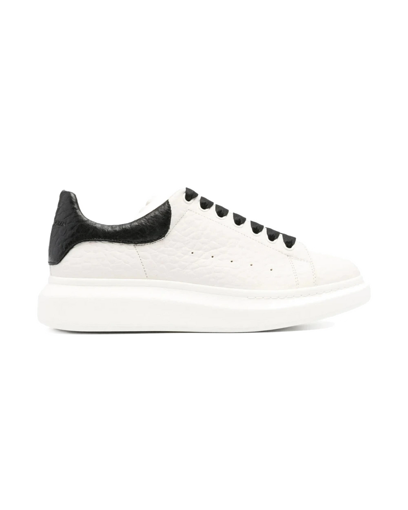 Alexander McQueen Oversized Leather Sneakers – Almond Beige
