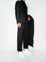 Alexander McQueen Oversized Leather Sneakers – White with Red Heel