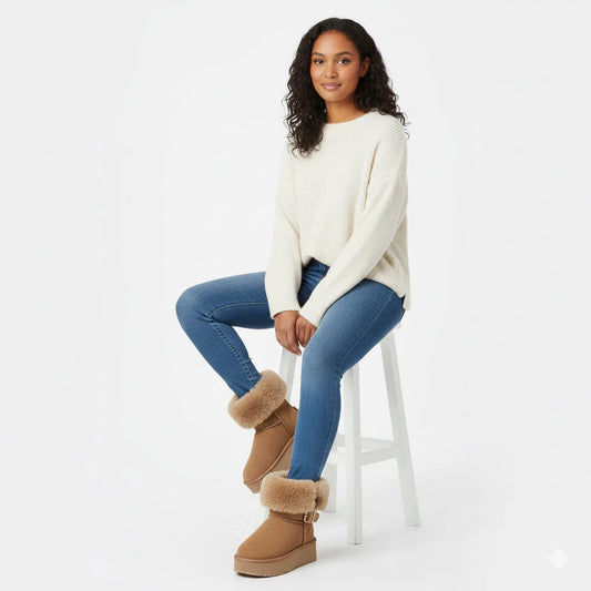 UGG Short Belt Platform Boots