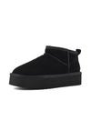 Sheepskin Platform Ankle Boots
