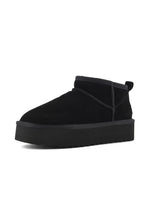 Sheepskin Platform Ankle Boots