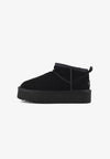 Sheepskin Platform Ankle Boots