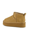 Sheepskin Platform Ankle Boots