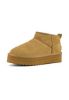 Sheepskin Platform Ankle Boots