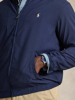 Lightweight Blouson with Cotton Lining NAVY BLUE