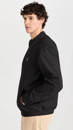 Lightweight Cotton Lined Blouson Black