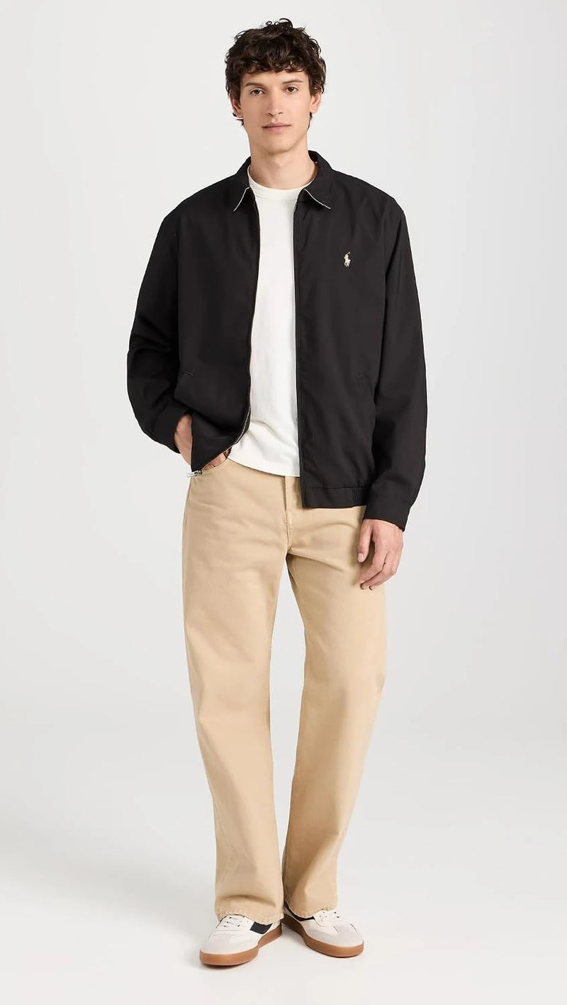 Lightweight Cotton Lined Blouson Black
