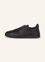 Zegna Triple Stitch™ Slip-On Sneakers – Black