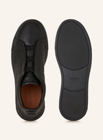 Zegna Triple Stitch™ Slip-On Sneakers – Black