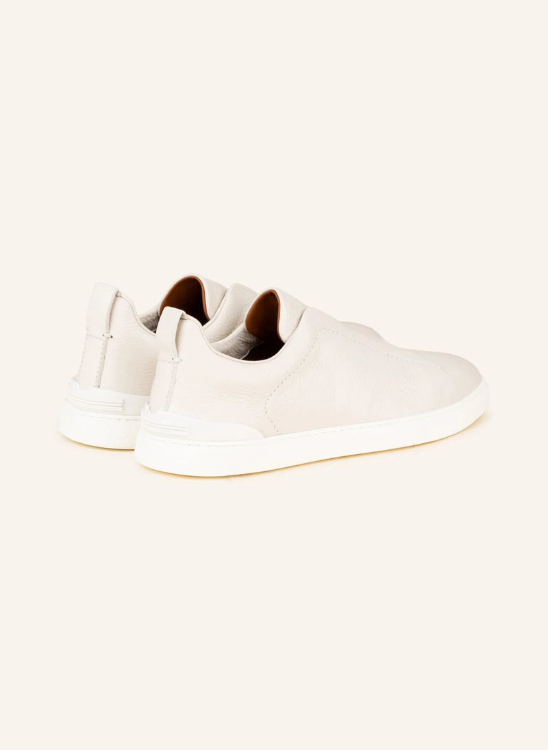 Zegna Triple Stitch™ Slip-On Sneakers – Ecru