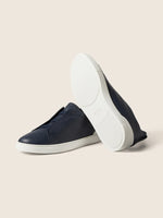 Zegna Triple Stitch™ Slip-On Sneakers – Blue