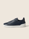 Zegna Triple Stitch™ Slip-On Sneakers – Blue