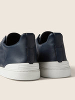 Zegna Triple Stitch™ Slip-On Sneakers – Blue