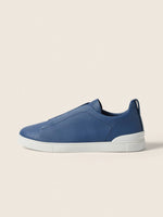 Zegna Triple Stitch™ Slip-On Sneakers – Light Blue