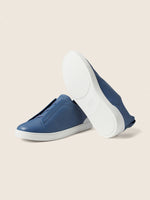Zegna Triple Stitch™ Slip-On Sneakers – Light Blue