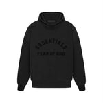 ESSENTIALS FEAR OF GOD Unisex Hoodie - Jet Black